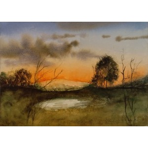 Mudeeha Ali, 10 x 14 Inch, Water Color On Paper, AC-MALI-008